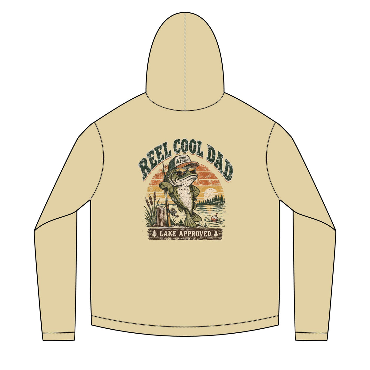 Reel Cool Dad Solar Hoodie