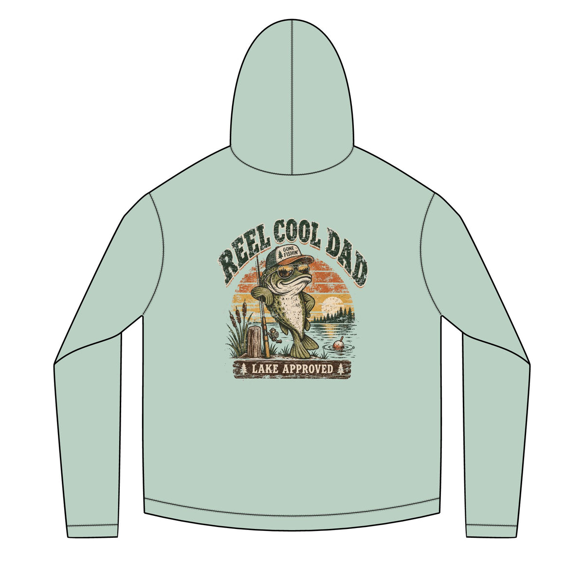 Reel Cool Dad Solar Hoodie