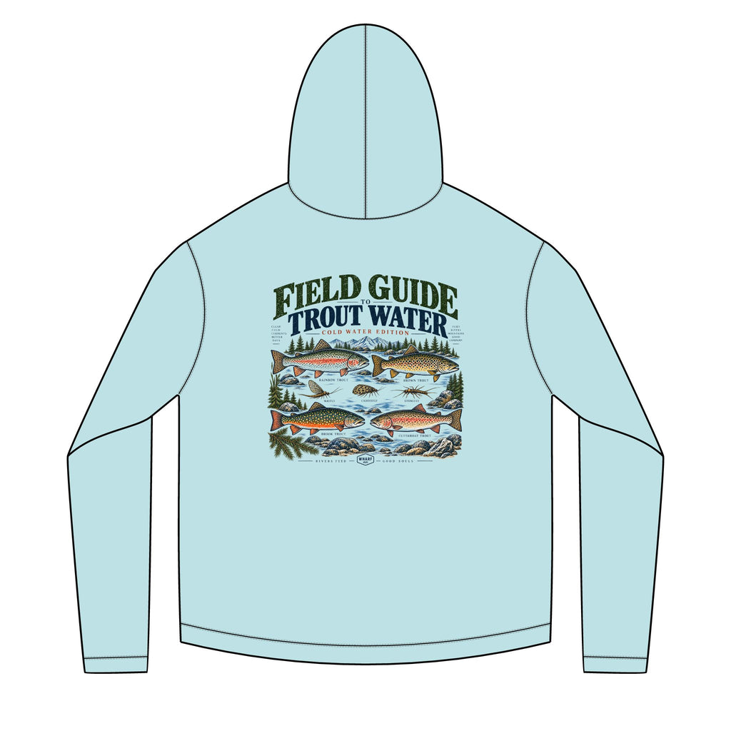 Field Guide to Trout Water Solar Hoodie