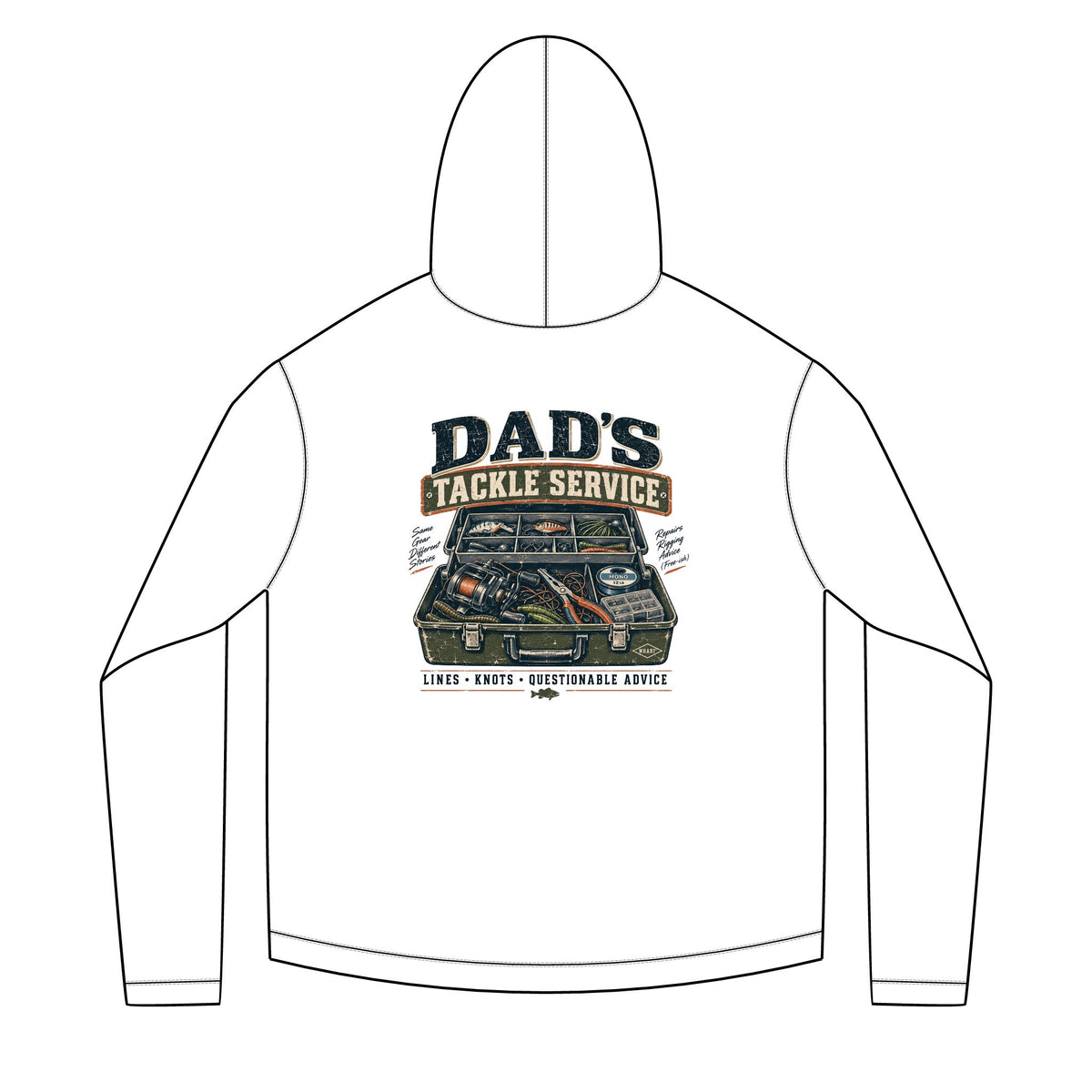 Dad's Tackle Service Solar Hoodie