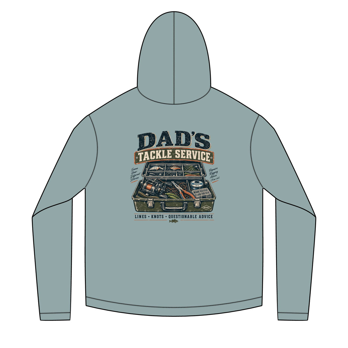 Dad's Tackle Service Solar Hoodie