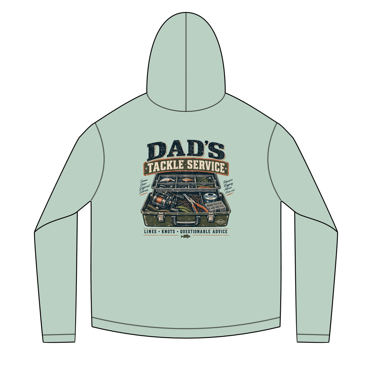 Dad's Tackle Service Solar Hoodie