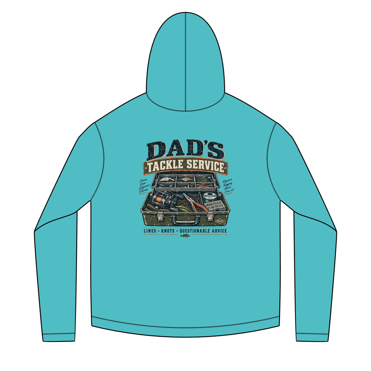 Dad's Tackle Service Solar Hoodie