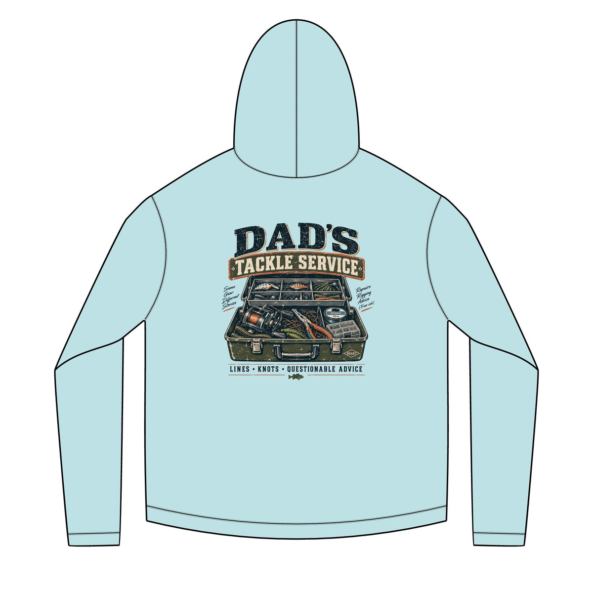 Dad's Tackle Service Solar Hoodie