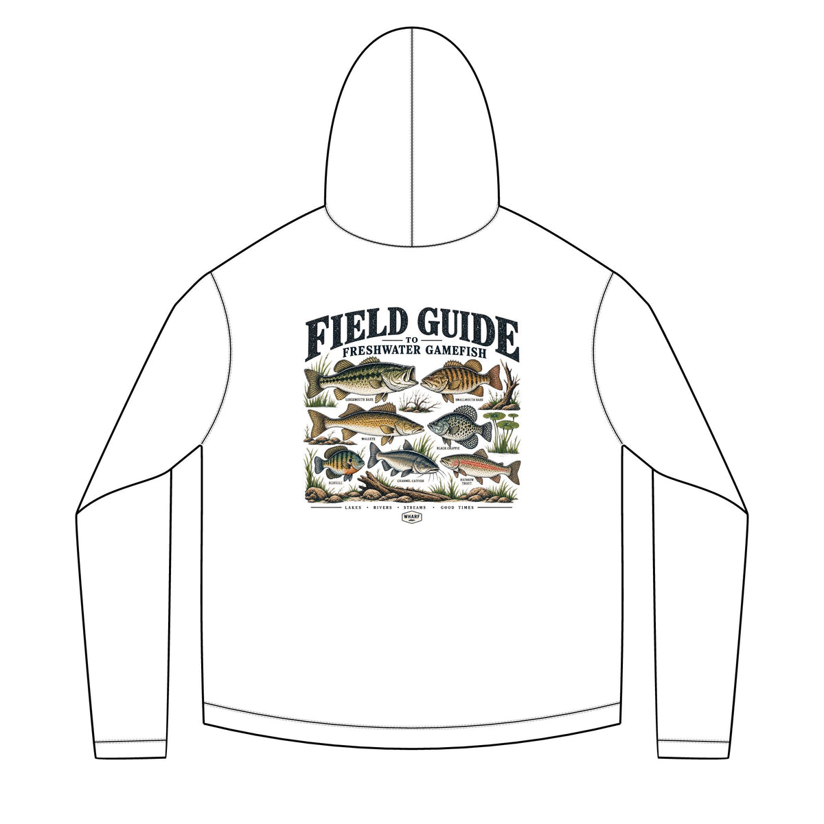 Field Guide to Freshwater Gamefish Solar Hoodie