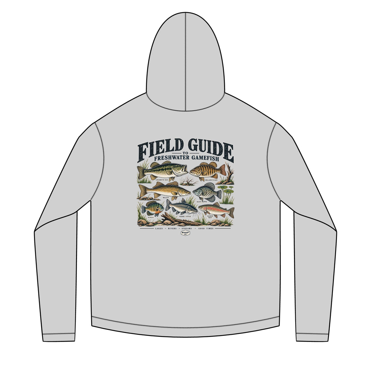 Field Guide to Freshwater Gamefish Solar Hoodie