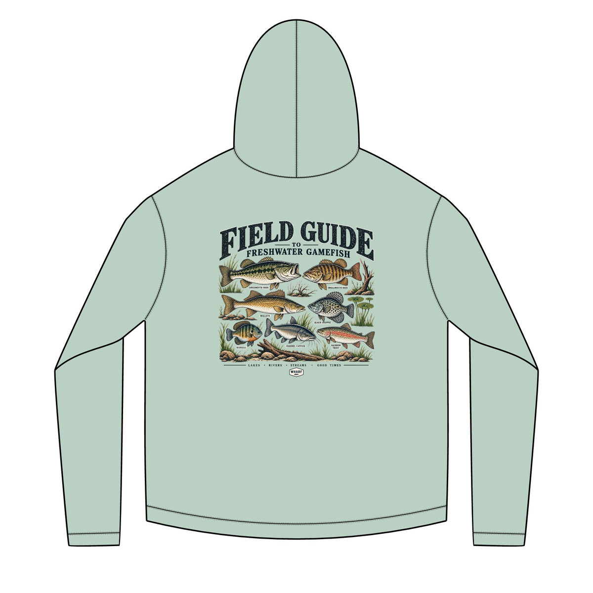 Field Guide to Freshwater Gamefish Solar Hoodie