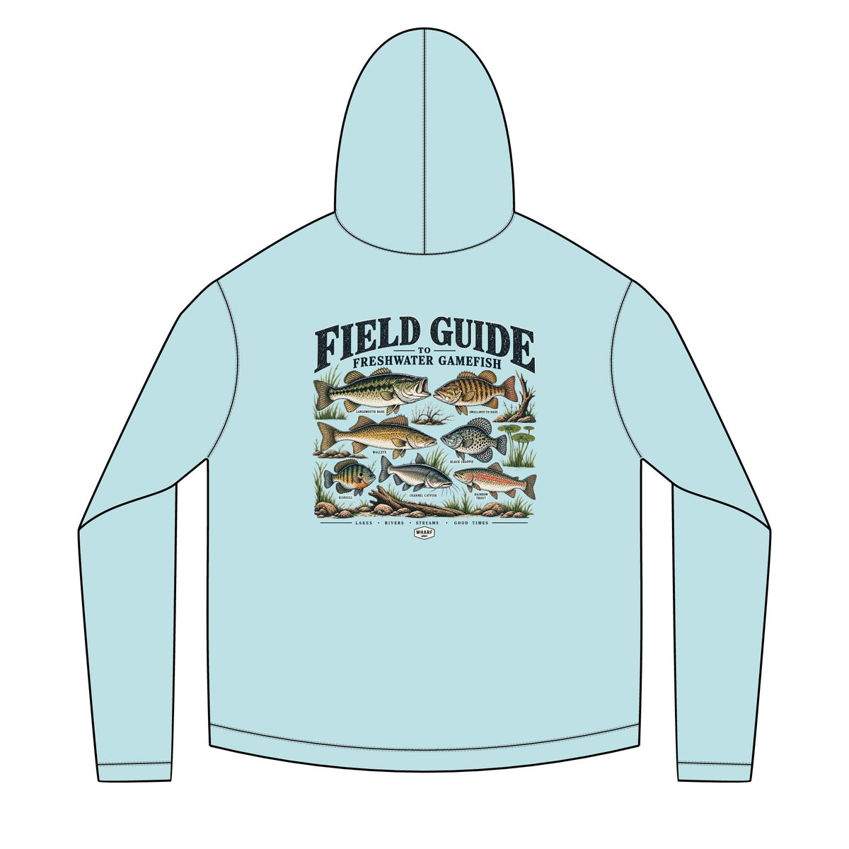 Field Guide to Freshwater Gamefish Solar Hoodie
