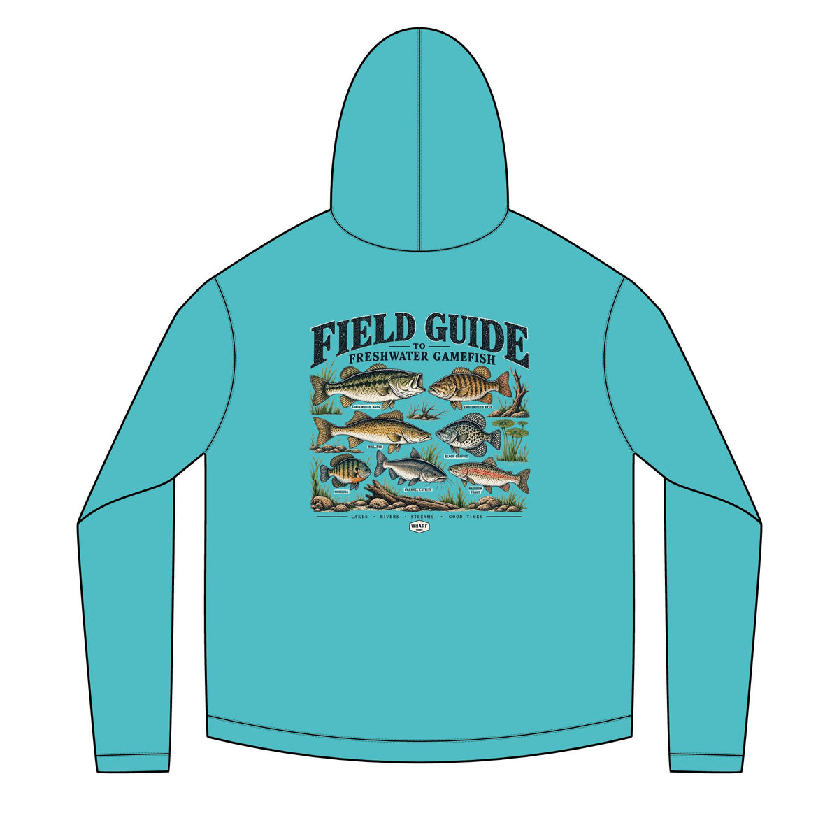 Field Guide to Freshwater Gamefish Solar Hoodie