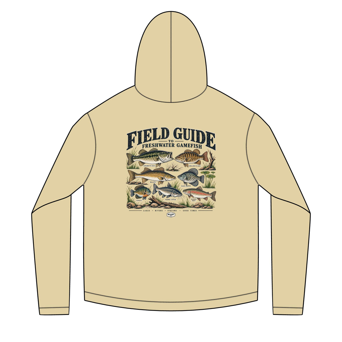 Field Guide to Freshwater Gamefish Solar Hoodie