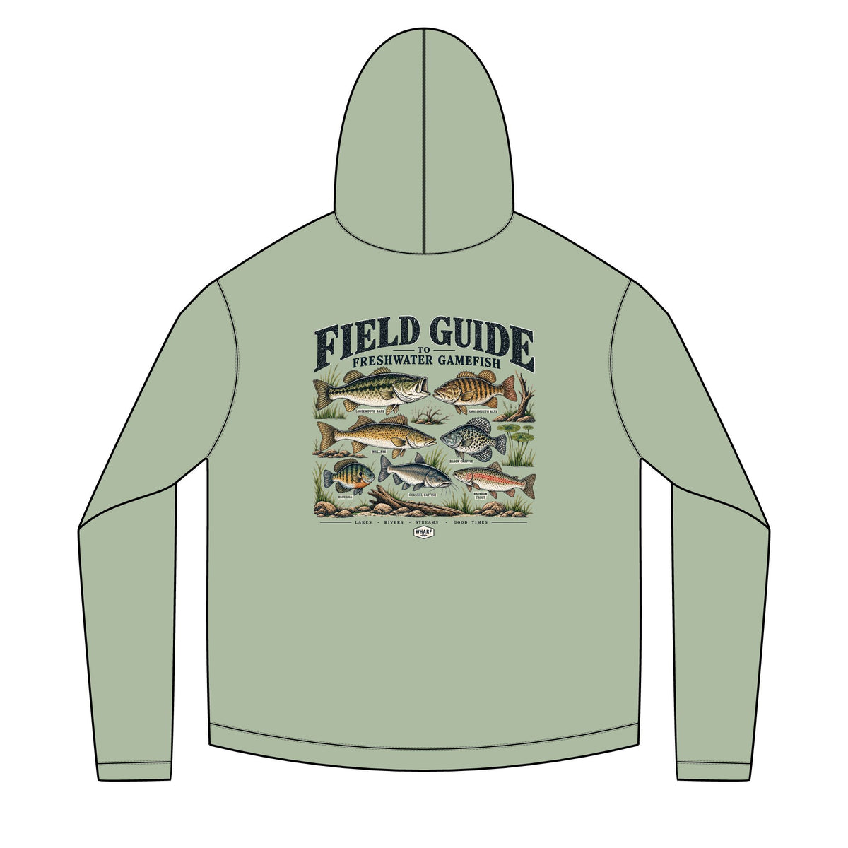 Field Guide to Freshwater Gamefish Solar Hoodie