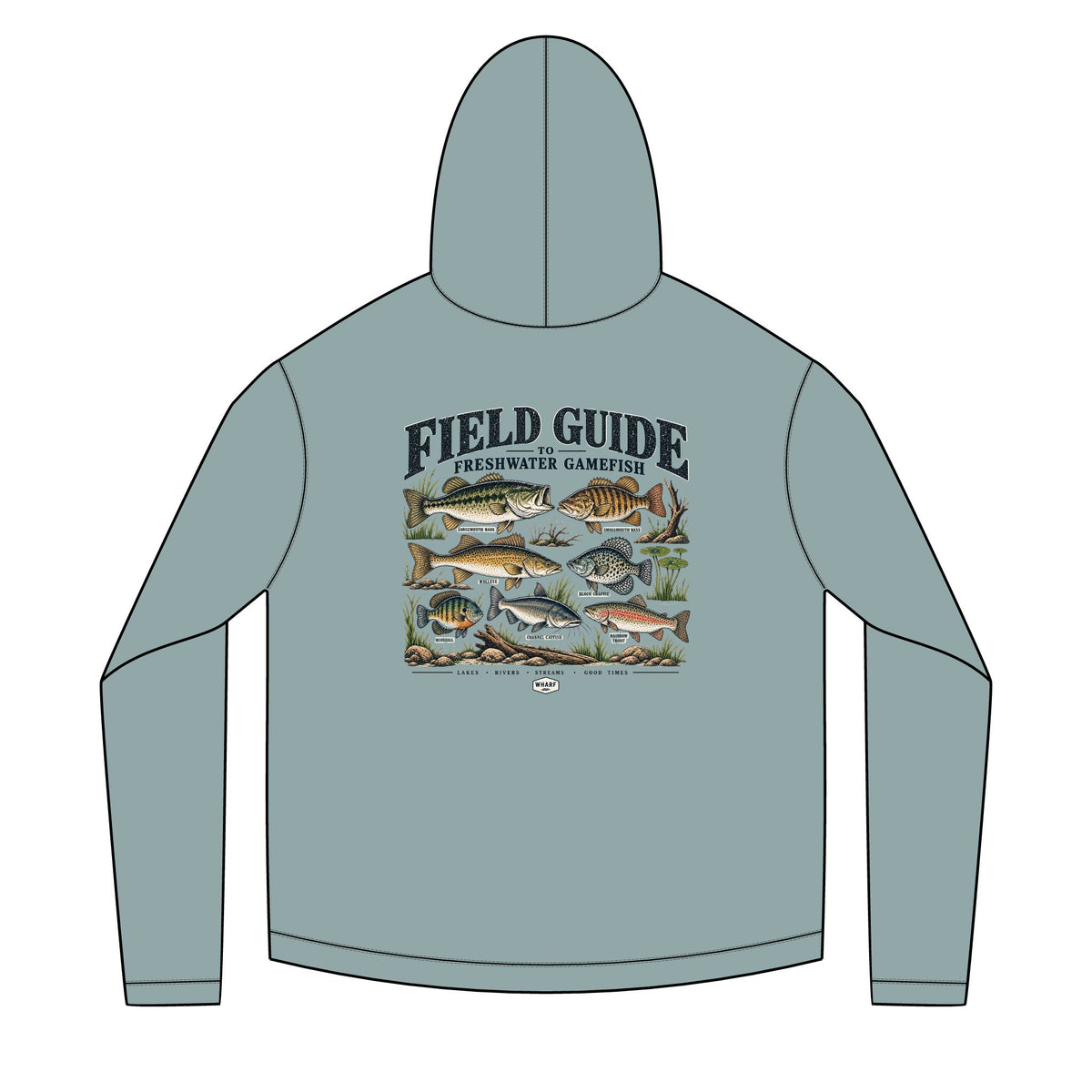 Field Guide to Freshwater Gamefish Solar Hoodie