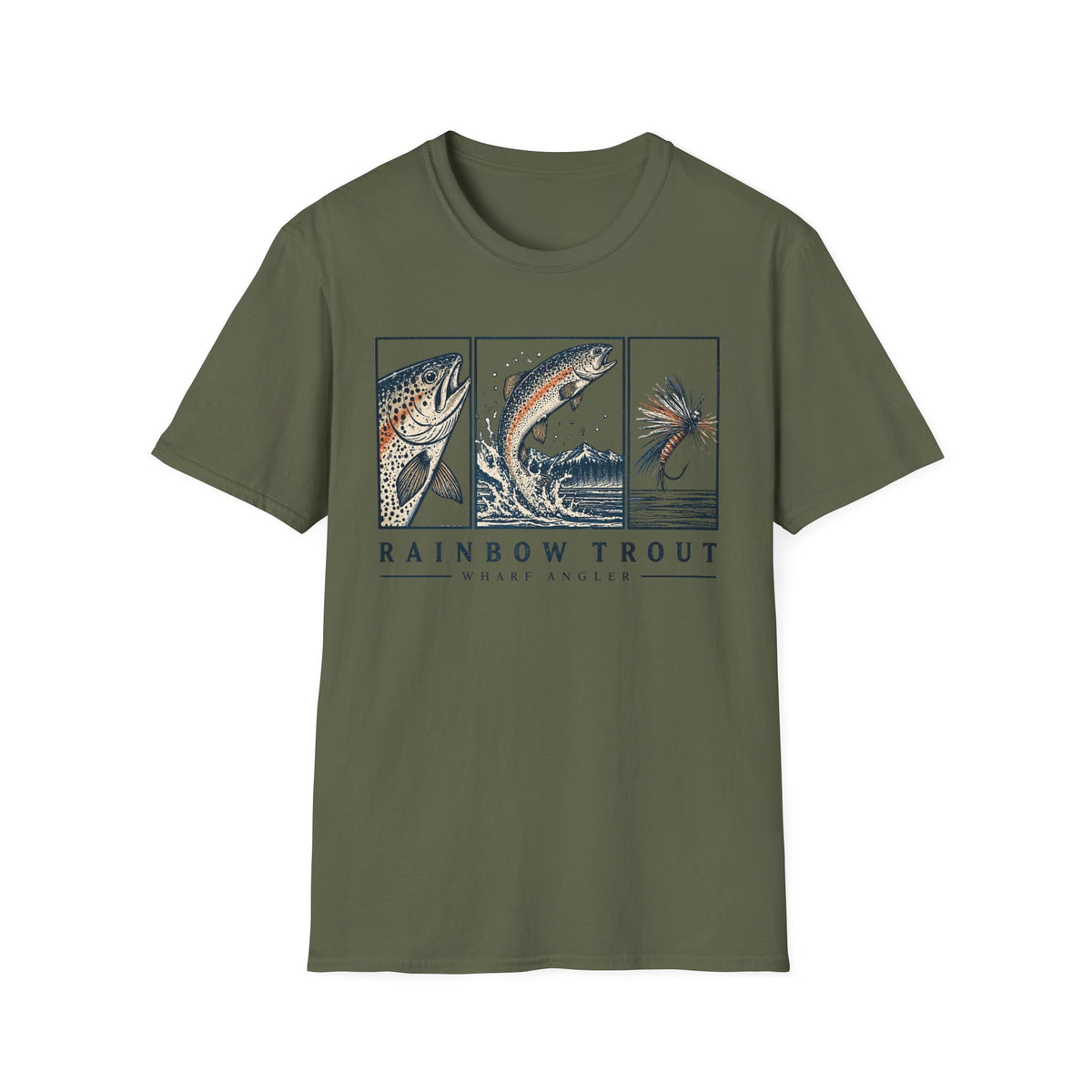 Rainbow Trout Colored T-Shirt