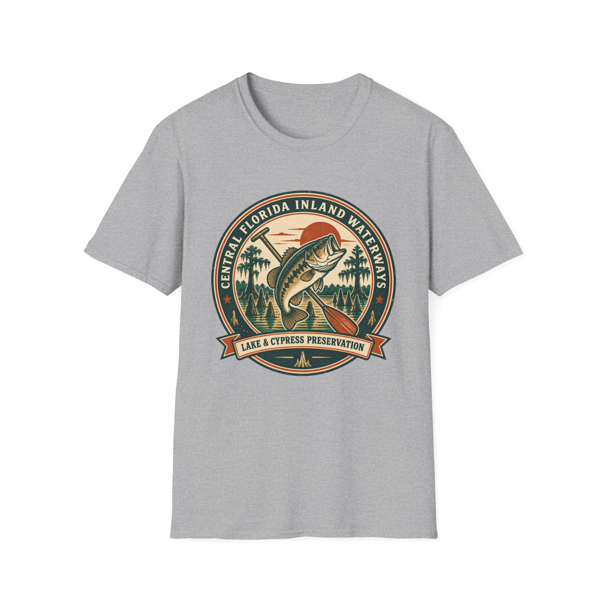 Central Florida Inland Waterways Fishing T-Shirt