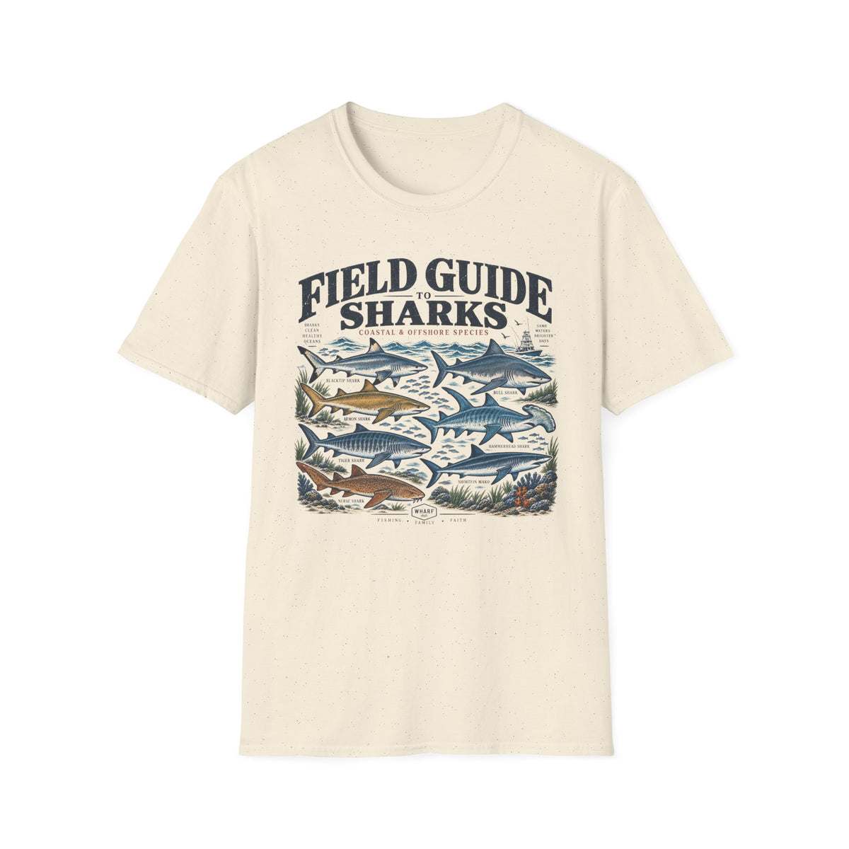 Field Guide To Sharks T-Shirt