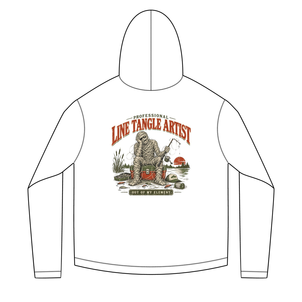 Line Tangle Artist Solar Hoodie