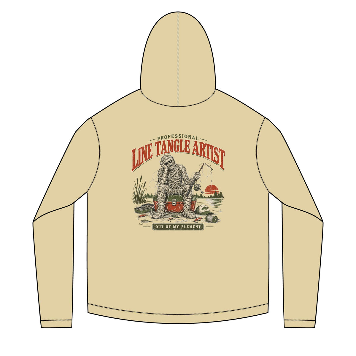 Line Tangle Artist Solar Hoodie