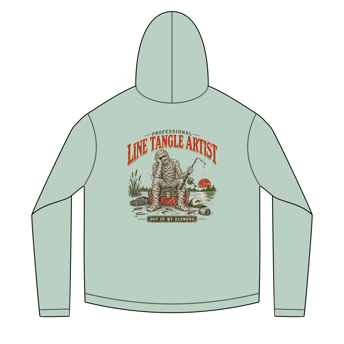 Line Tangle Artist Solar Hoodie
