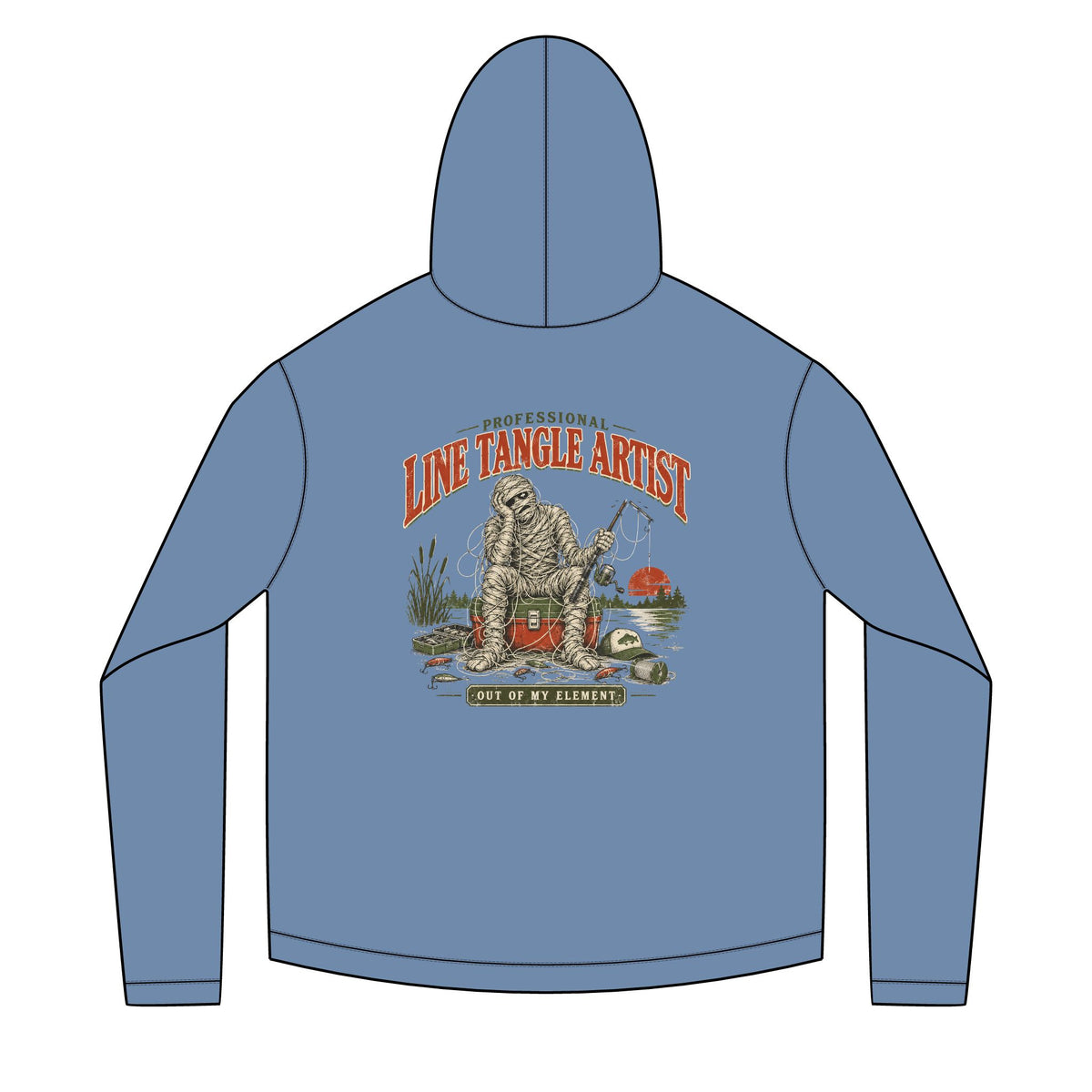 Line Tangle Artist Solar Hoodie