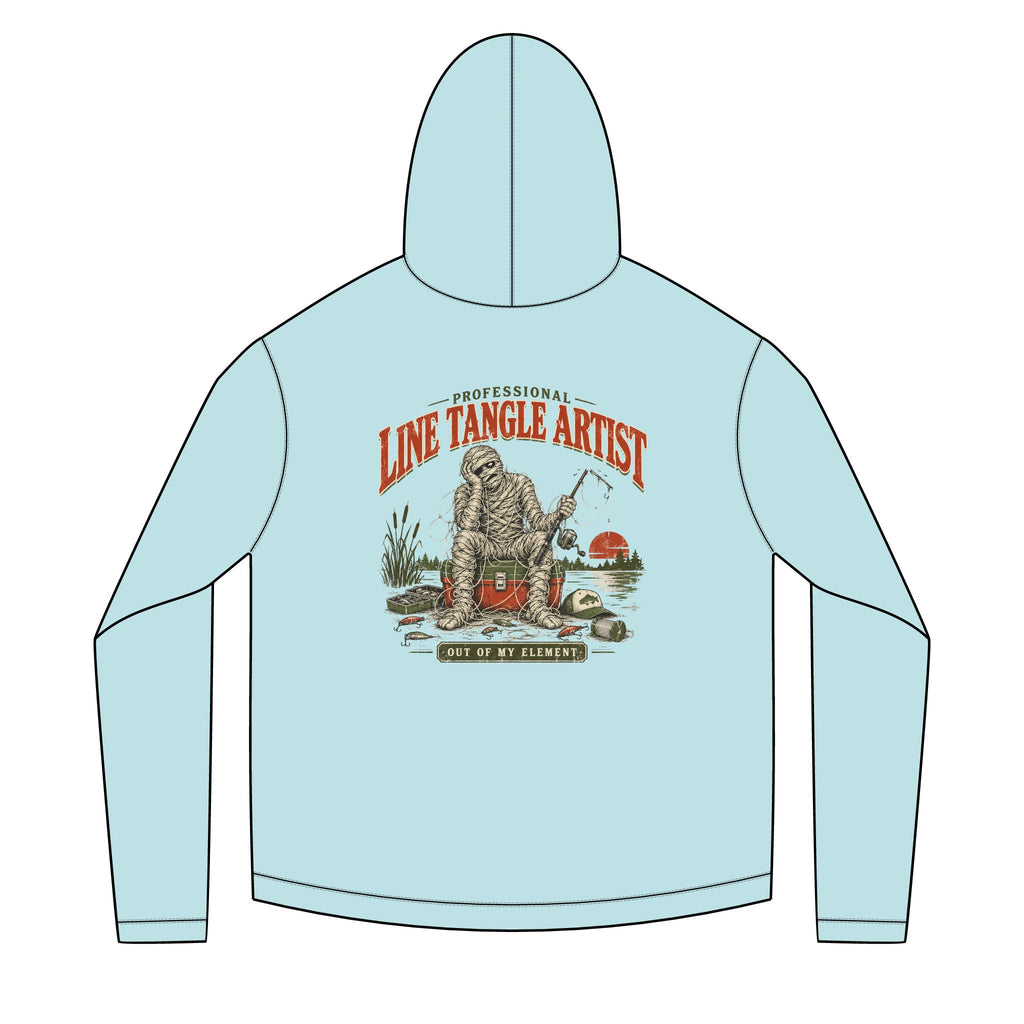 Line Tangle Artist Solar Hoodie