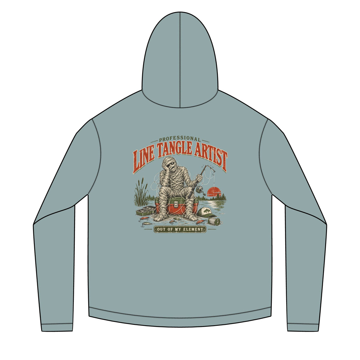Line Tangle Artist Solar Hoodie
