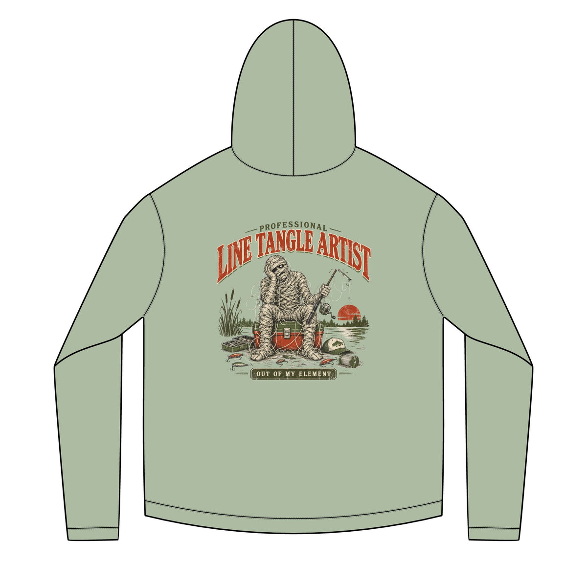 Line Tangle Artist Solar Hoodie