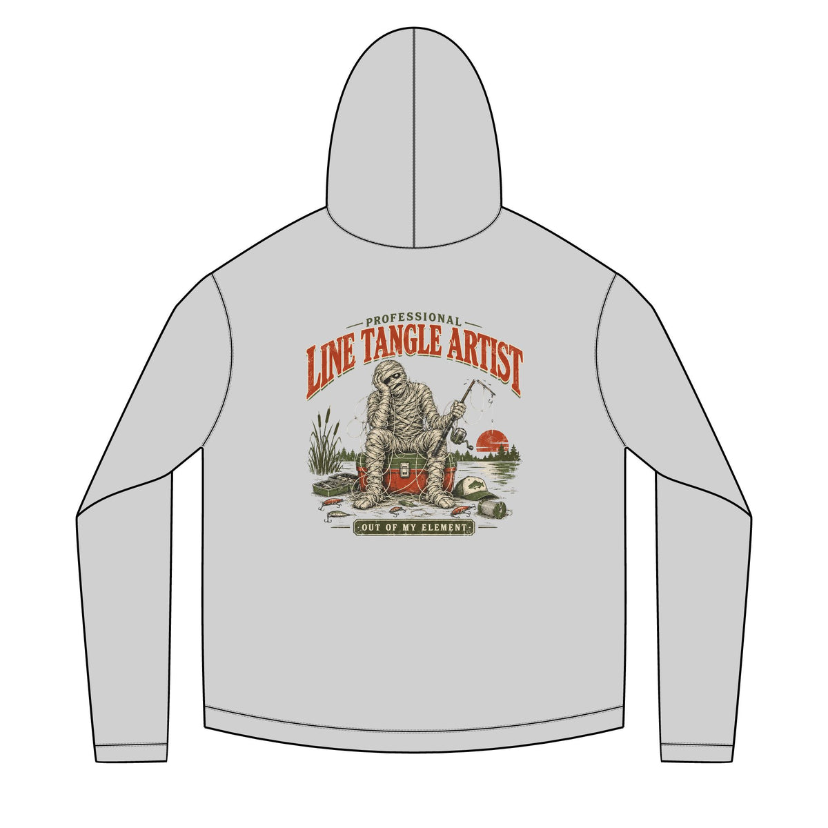 Line Tangle Artist Solar Hoodie