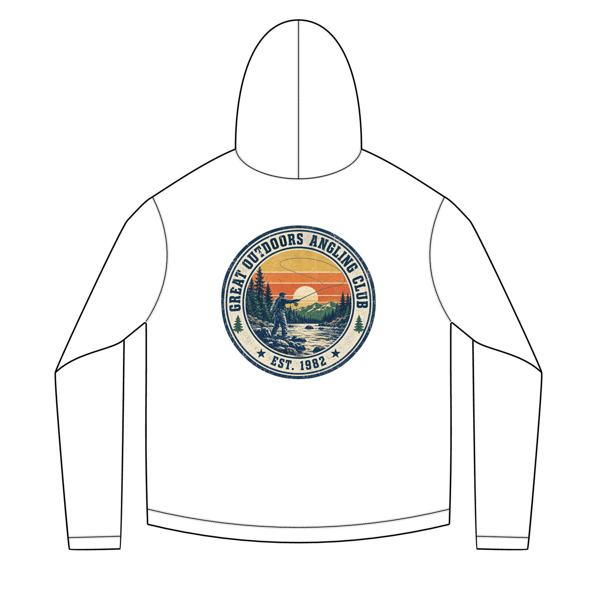 Great Outdoors Anglers Club Solar Hoodie