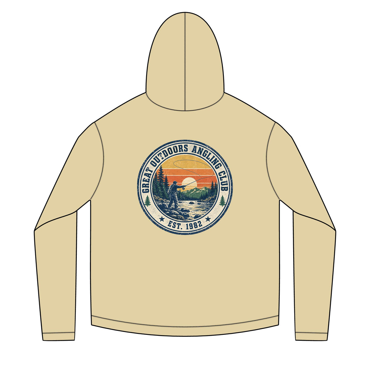 Great Outdoors Anglers Club Solar Hoodie