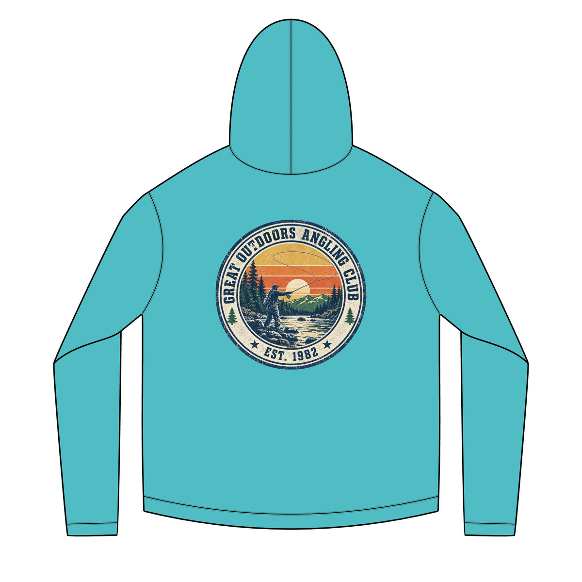 Great Outdoors Anglers Club Solar Hoodie