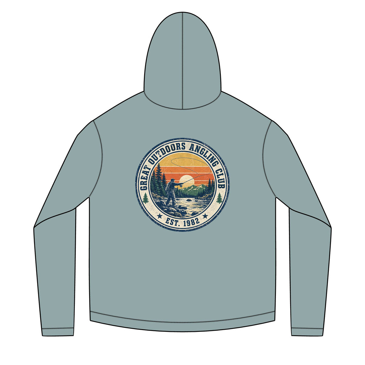 Great Outdoors Anglers Club Solar Hoodie