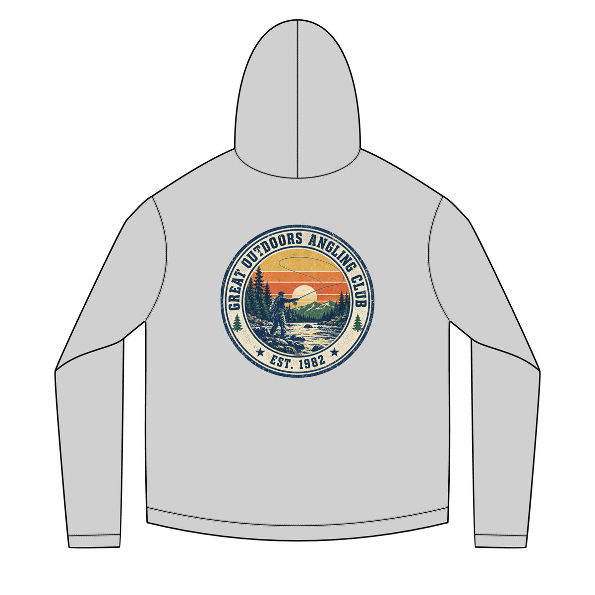 Great Outdoors Anglers Club Solar Hoodie