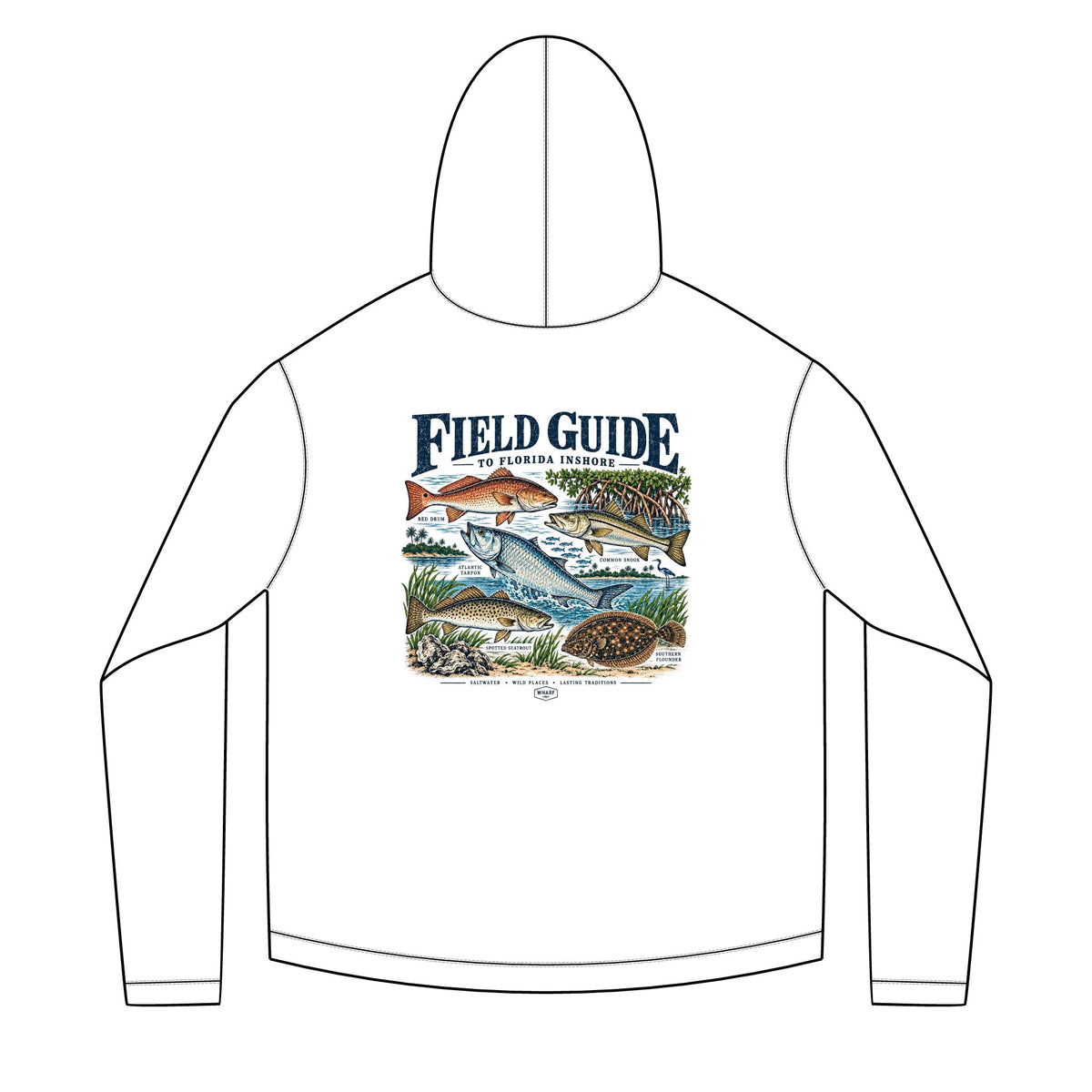 Field Guide to Florida Inshore Solar Hoodie