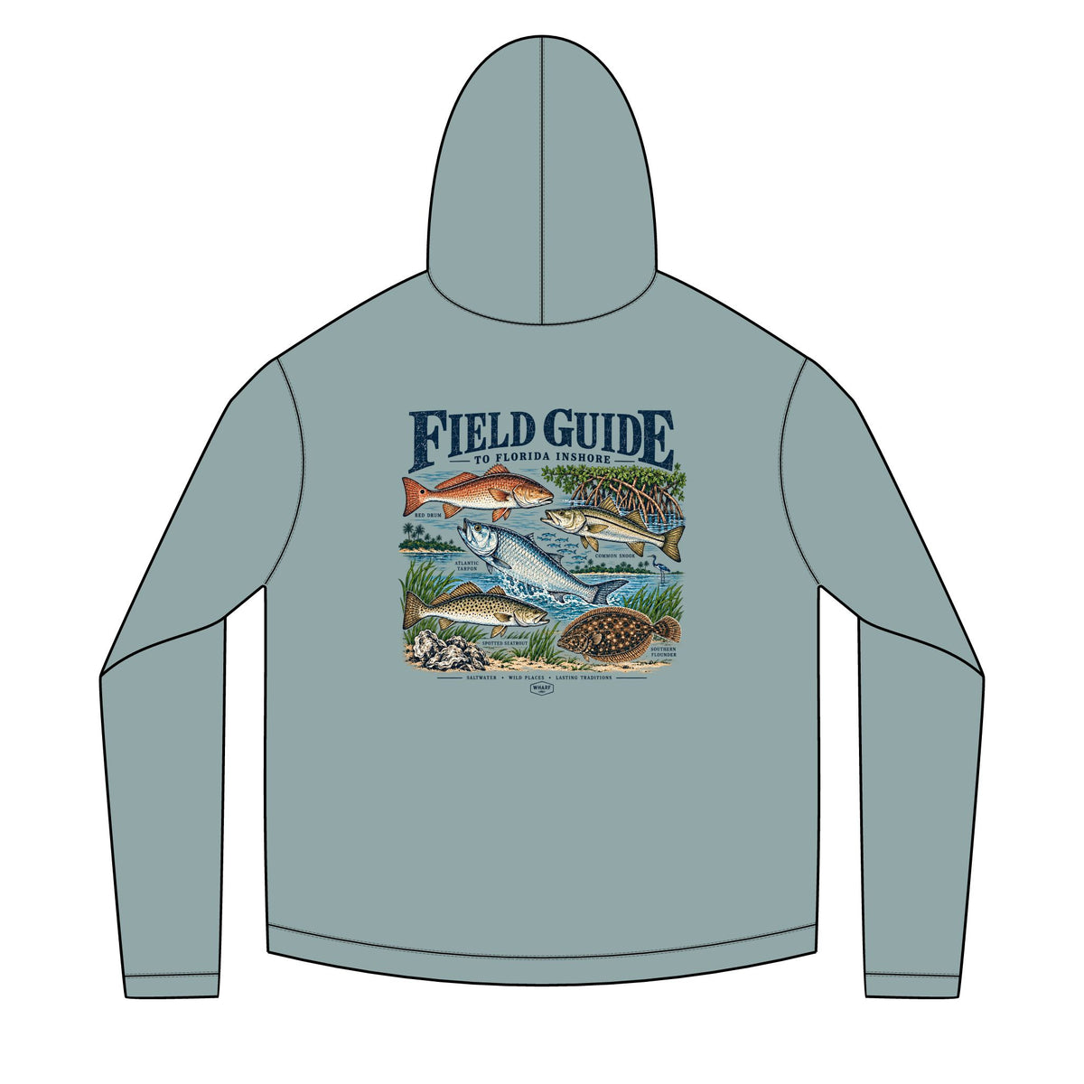 Field Guide to Florida Inshore Solar Hoodie
