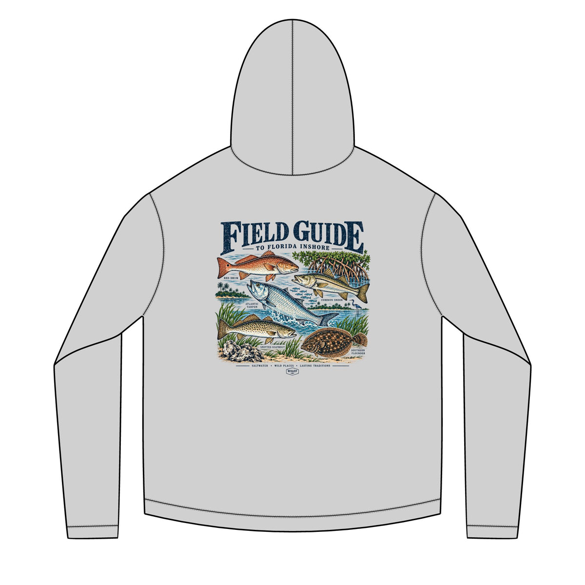 Field Guide to Florida Inshore Solar Hoodie