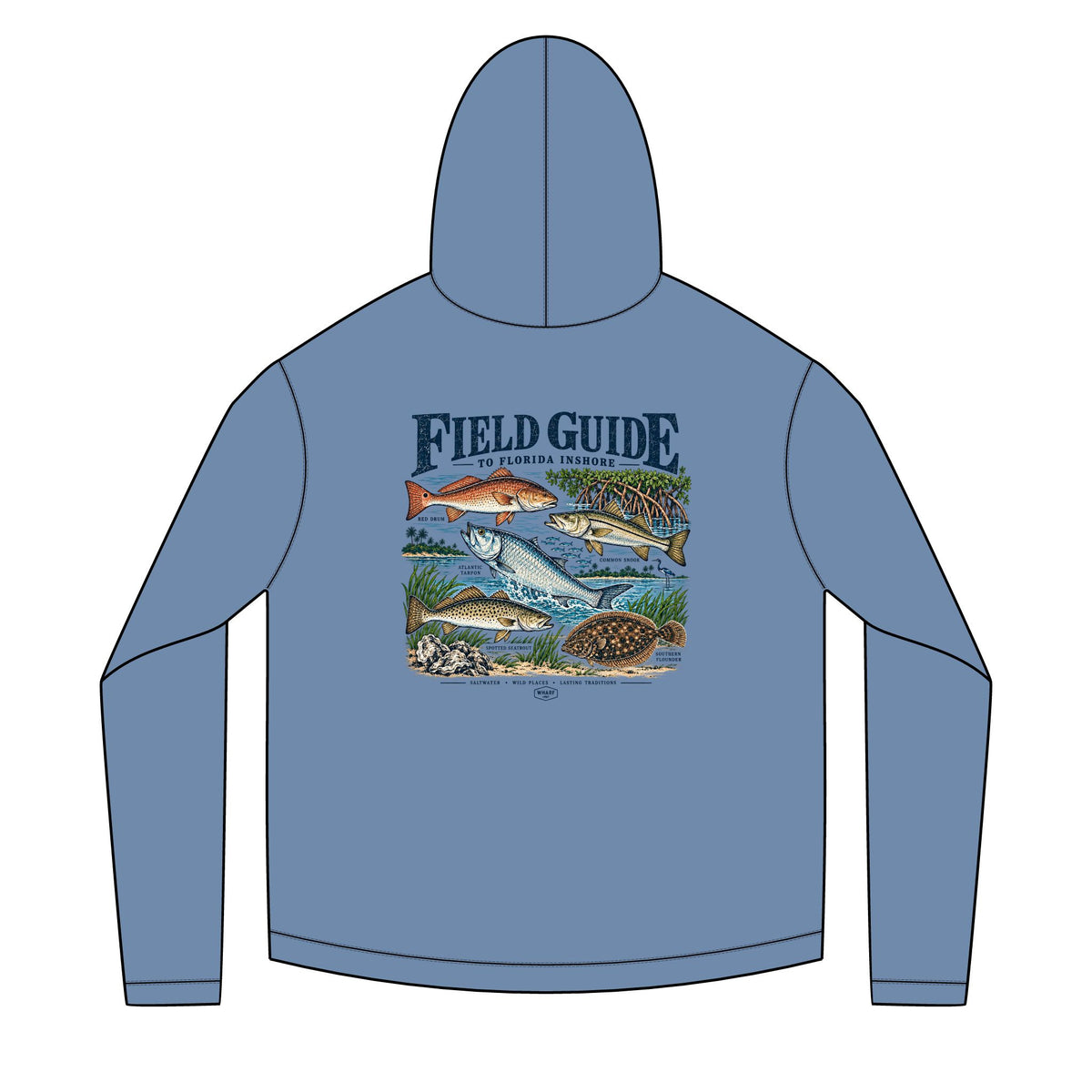 Field Guide to Florida Inshore Solar Hoodie
