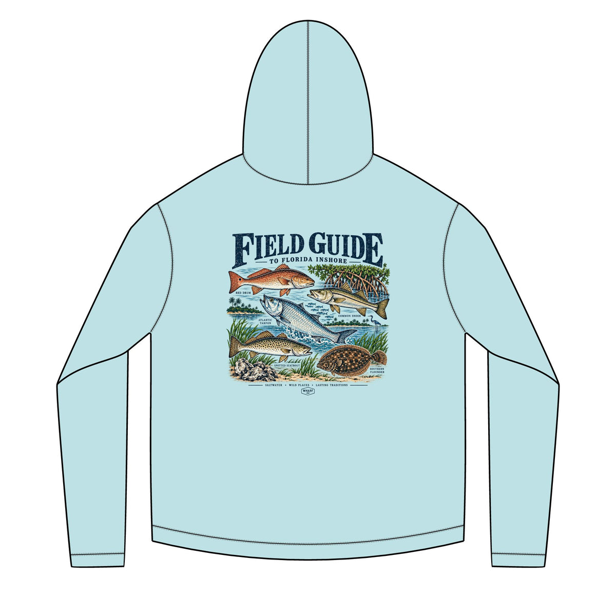 Field Guide to Florida Inshore Solar Hoodie