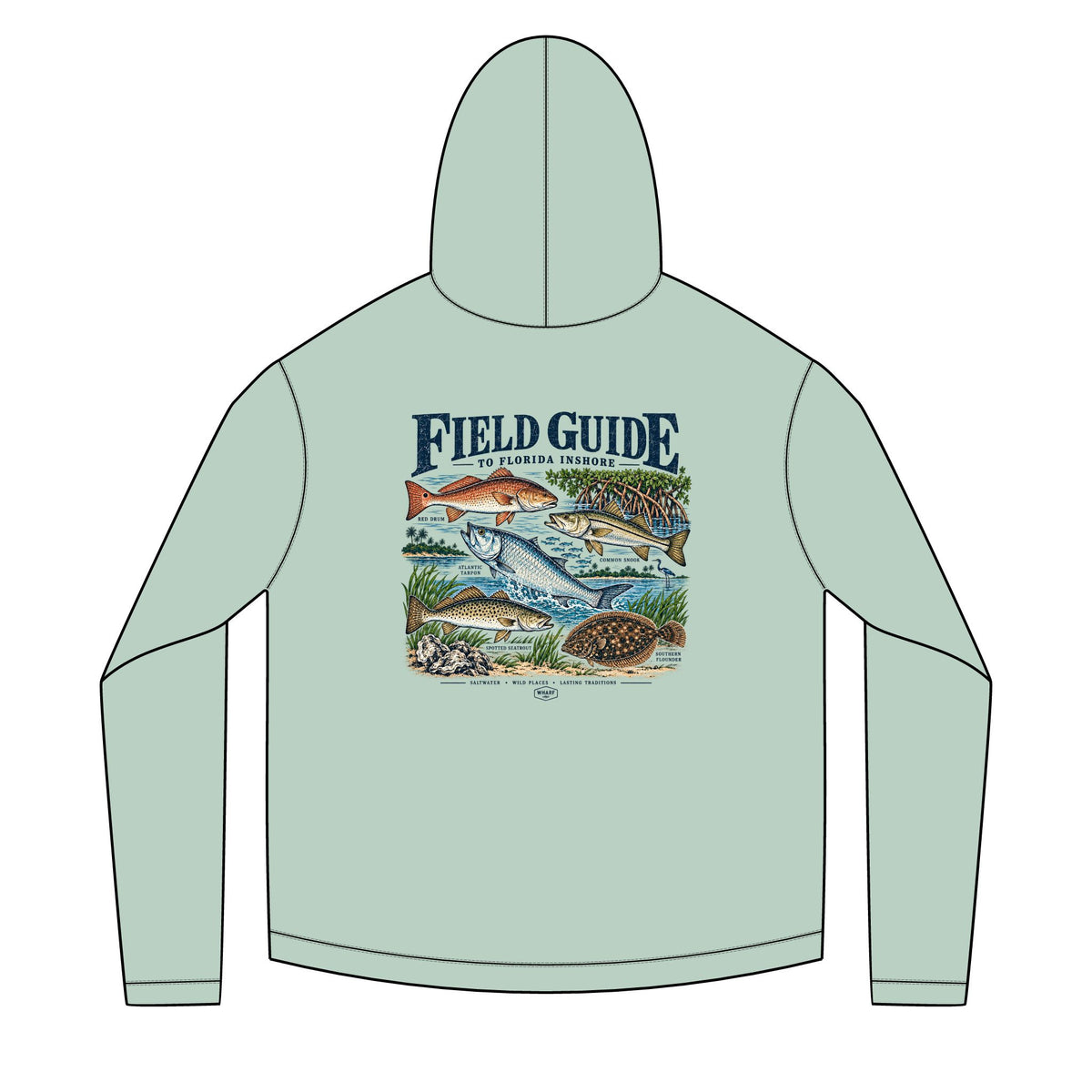 Field Guide to Florida Inshore Solar Hoodie