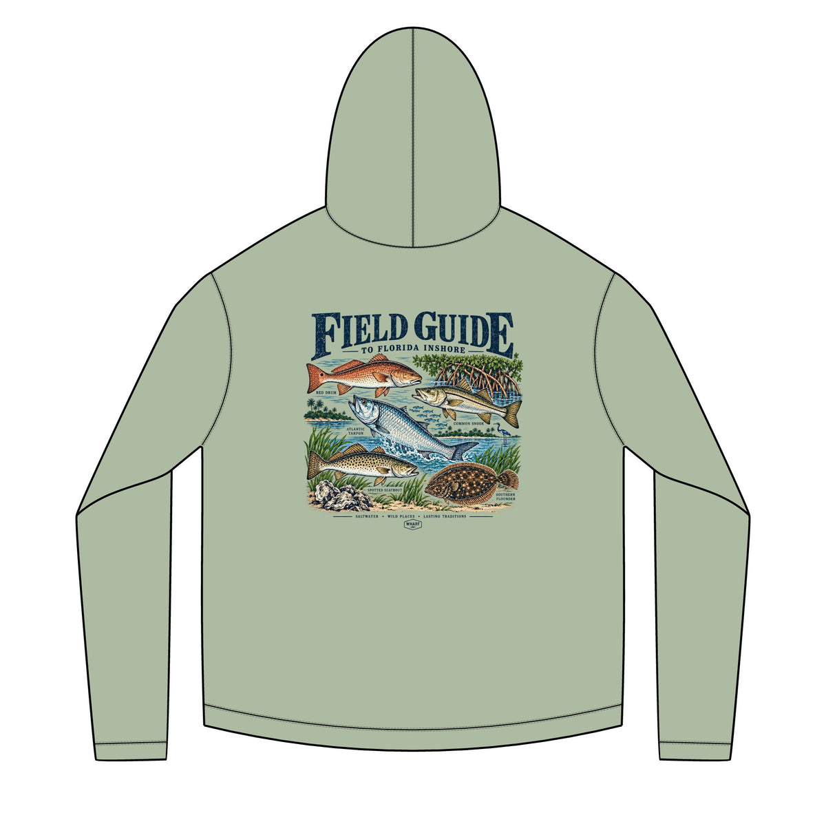 Field Guide to Florida Inshore Solar Hoodie