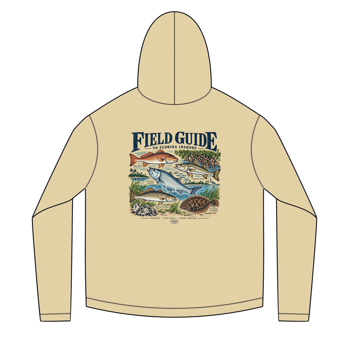 Field Guide to Florida Inshore Solar Hoodie