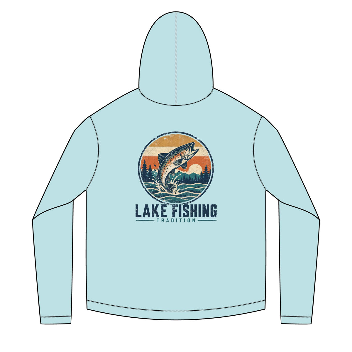 Lake Fishing Tradition Solar Hoodie