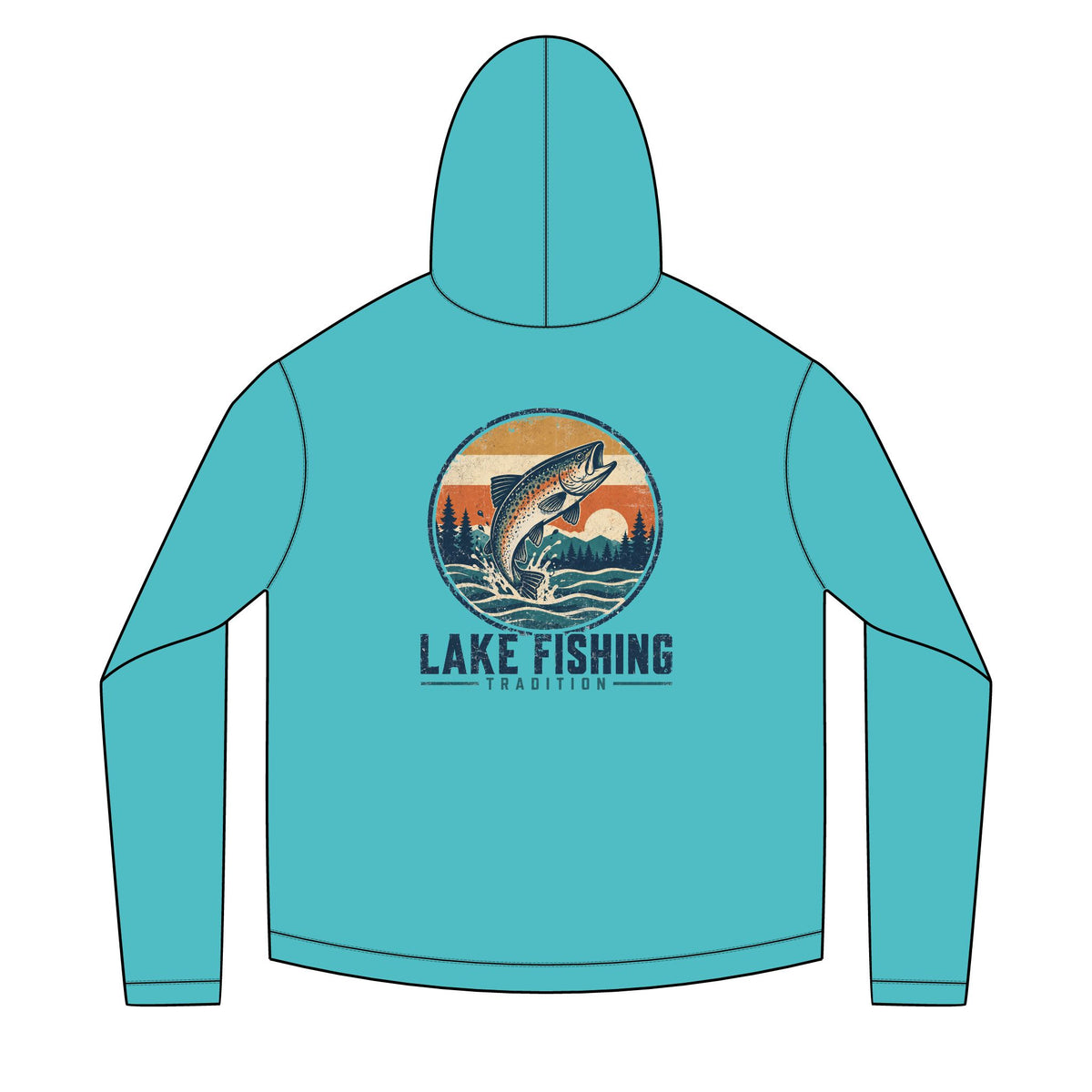 Lake Fishing Tradition Solar Hoodie