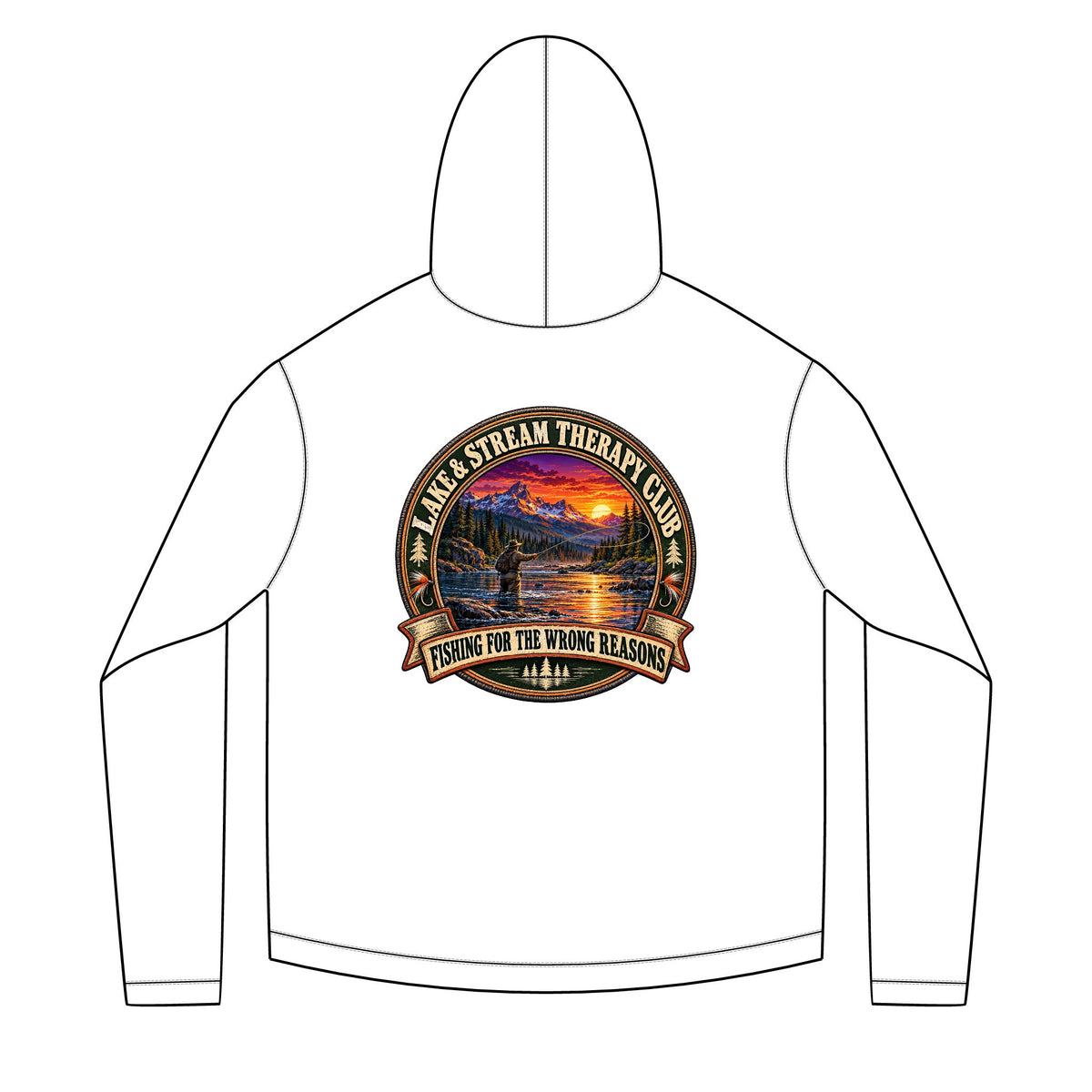 Fishing For The Wrong Reasons Solar Hoodie