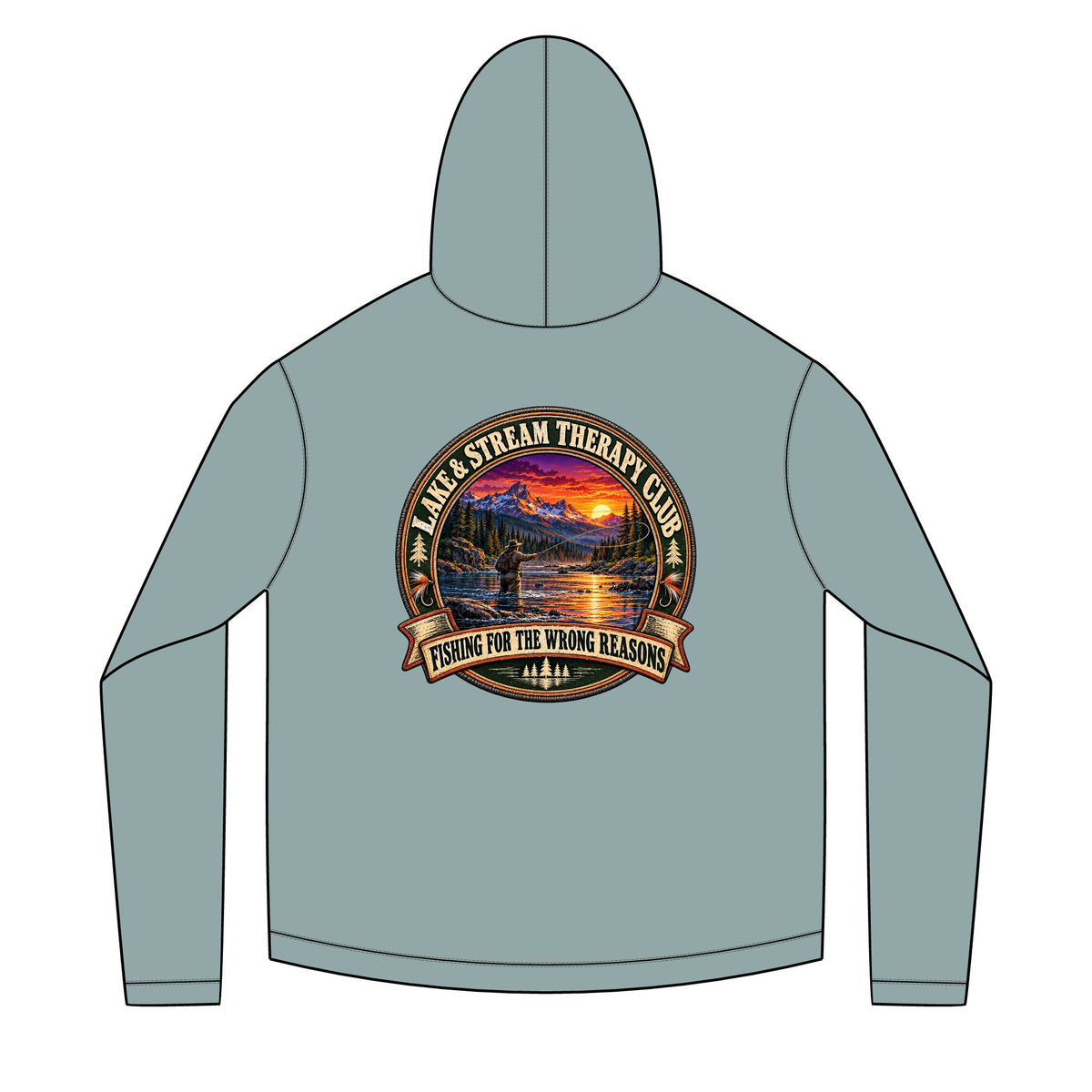 Fishing For The Wrong Reasons Solar Hoodie