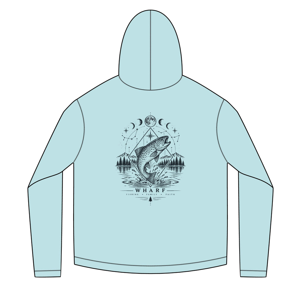 Celestial Trout Solar Hoodie