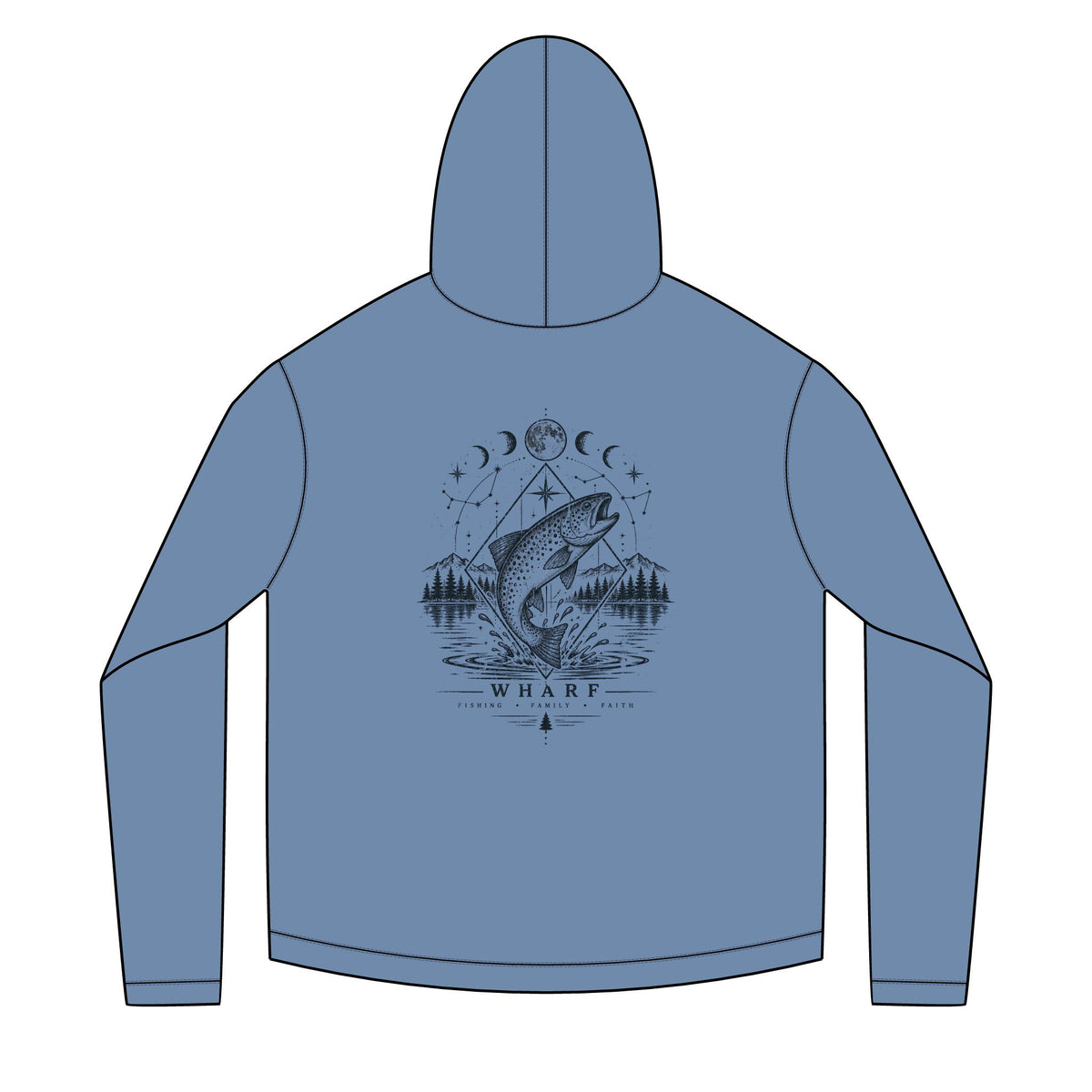Celestial Trout Solar Hoodie