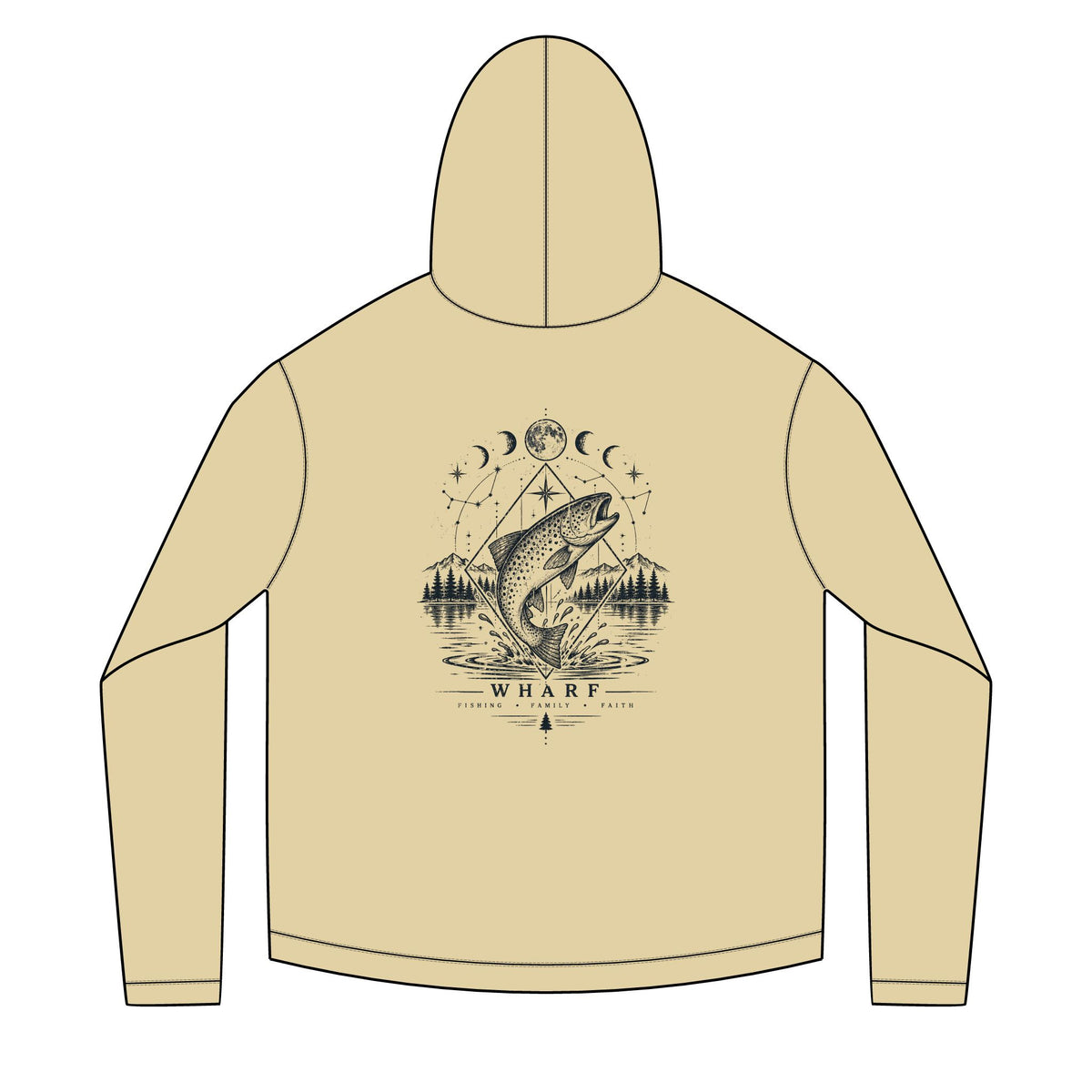 Celestial Trout Solar Hoodie