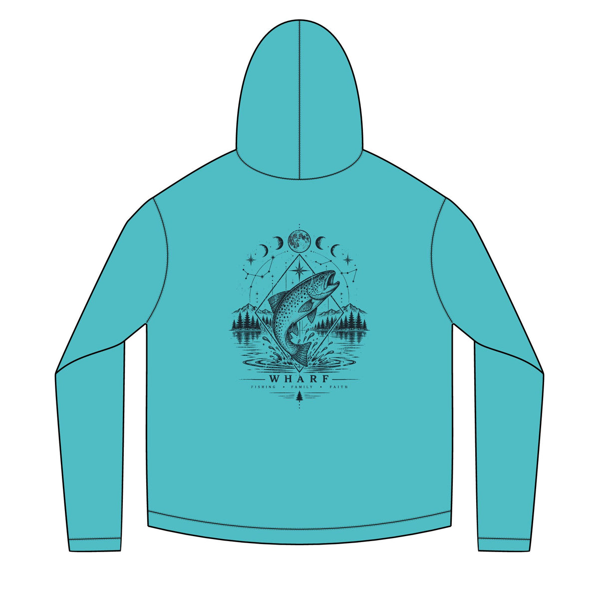 Celestial Trout Solar Hoodie