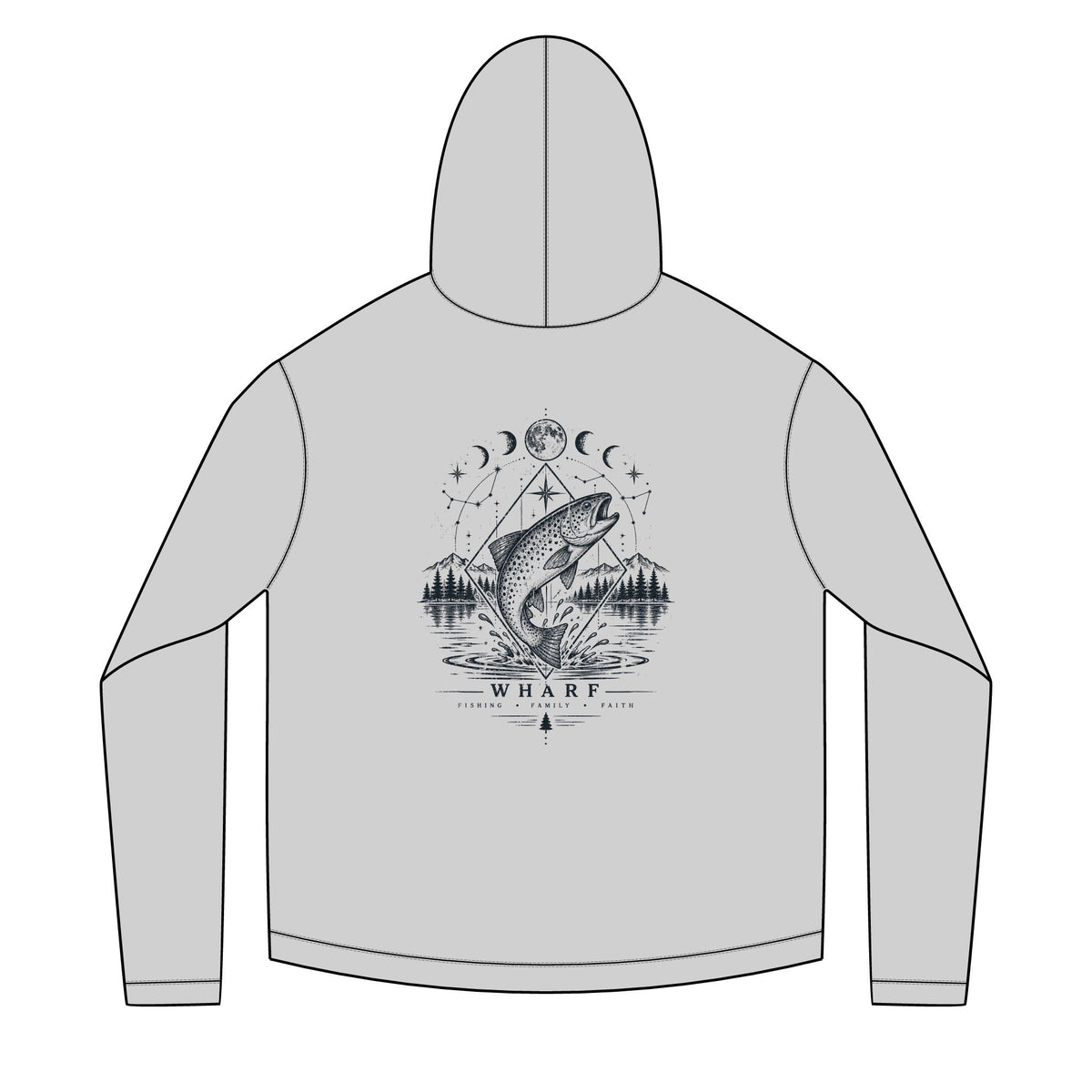 Celestial Trout Solar Hoodie