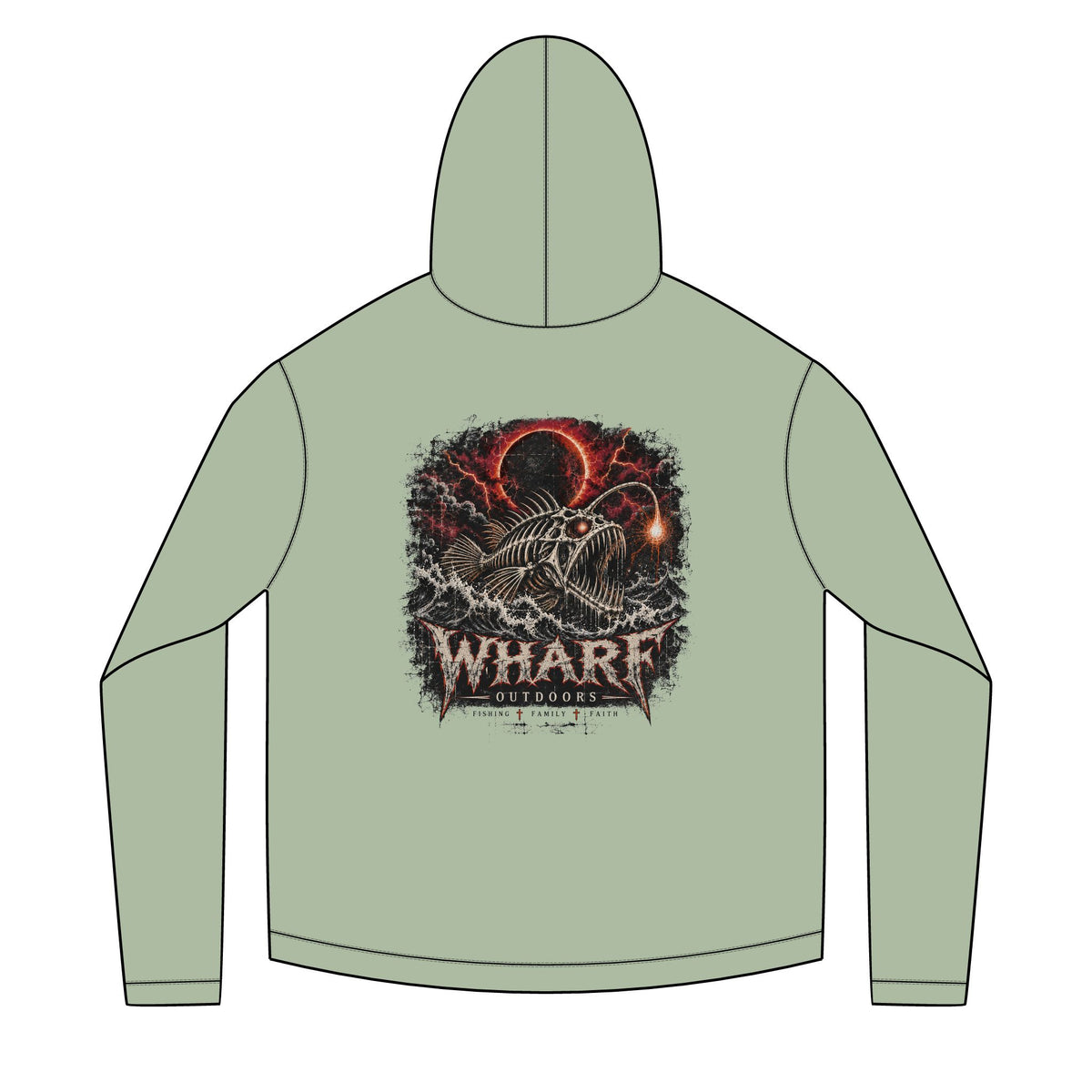 Punk Rock Anglerfish Solar Hoodie